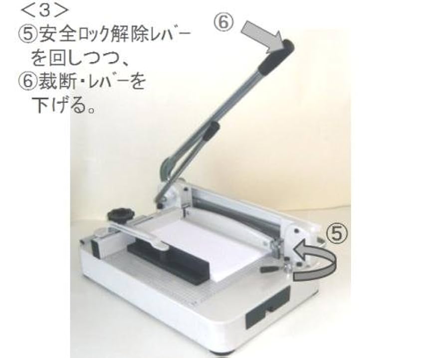 Amazon.co.jp: 改良型裁断機・ペーパーカッター 2秒で裁断用紙